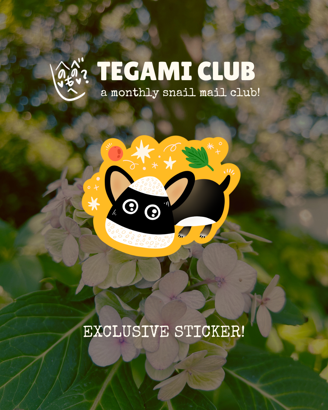 May 2026 Tegami Club Sticker